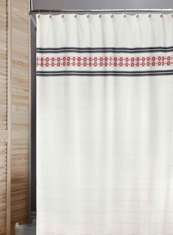 Izod - Shower Curtain, Durable Polyester Bathroom Essentials, Holiday Home Decor, Dorm Room Essentials (Aspen Collection, 72") - Image 2
