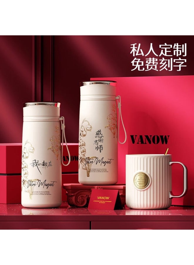 Vanow Insulated Mug Gift Box, Birthday Present, Stylish Mug For Women, Gift Box For Best Friends, Customizable Water Cup