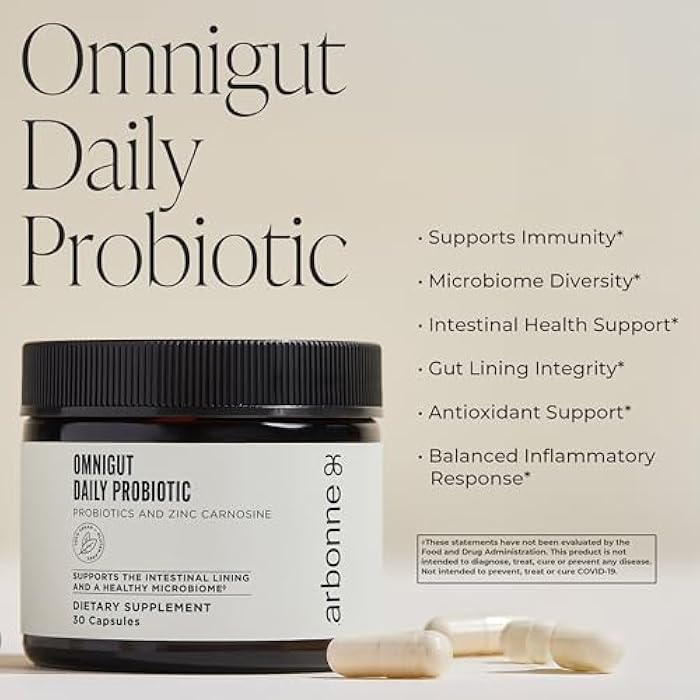 Arbonne OmniGut Daily Probiotic Supplement - Probiotics for Men and Women to Support Digestion, Gut Health for Women, Probiotic Capsules, 30 Count - Image 2