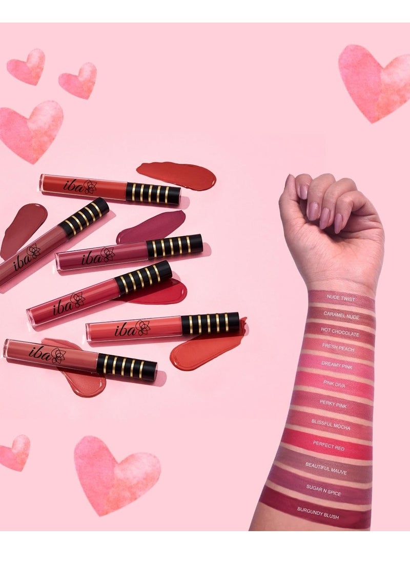 Iba Iba Maxx Matte Liquid Lipstick Shade Nude Twist 2.6ml  - Image 3