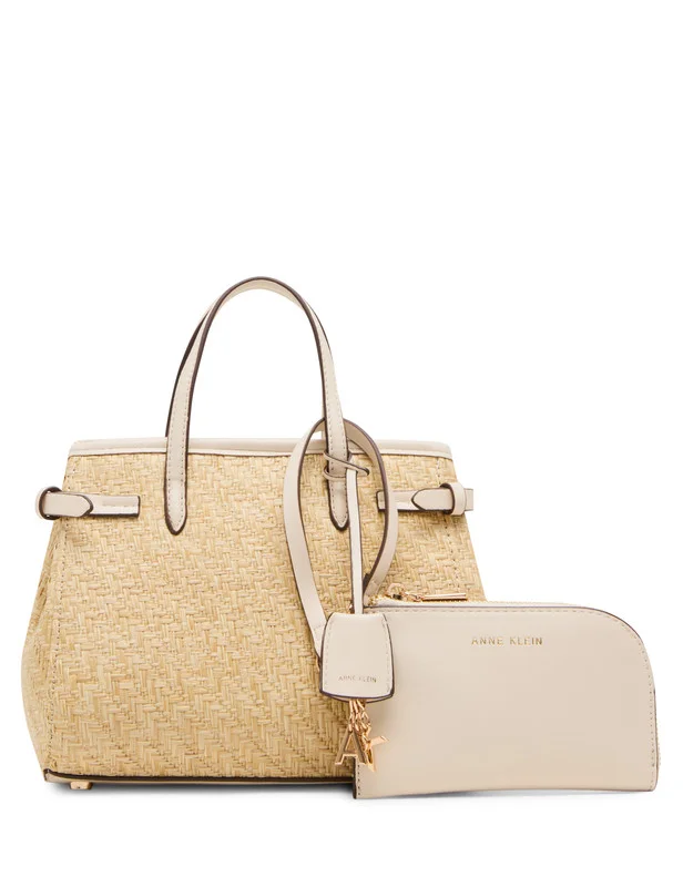ANNE KLEIN Anne Klein Akh6112 Silver Women's Satchel