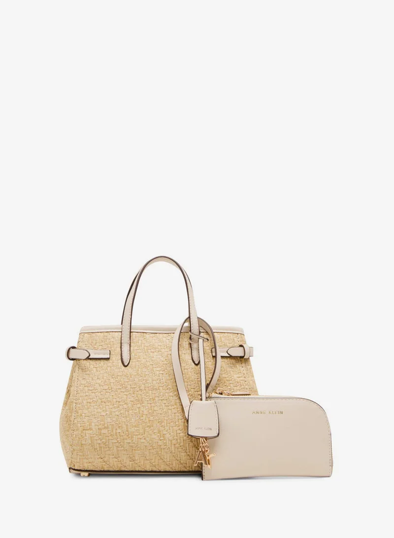 ANNE KLEIN Anne Klein Akh6112 Silver Women's Satchel