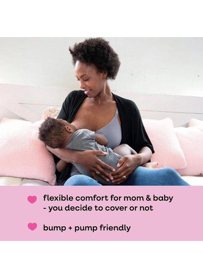 بامبووبيس Bam Nursing Cover, Breastfeeding Shawl  Baby Carrier - Image 5