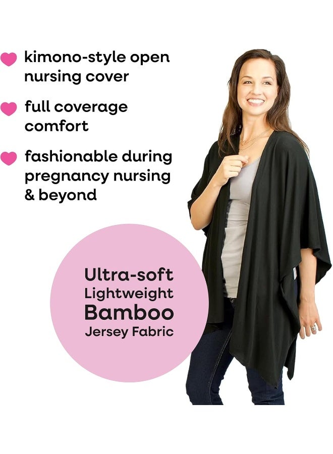 بامبووبيس Bam Nursing Cover, Breastfeeding Shawl  Baby Carrier - Image 2