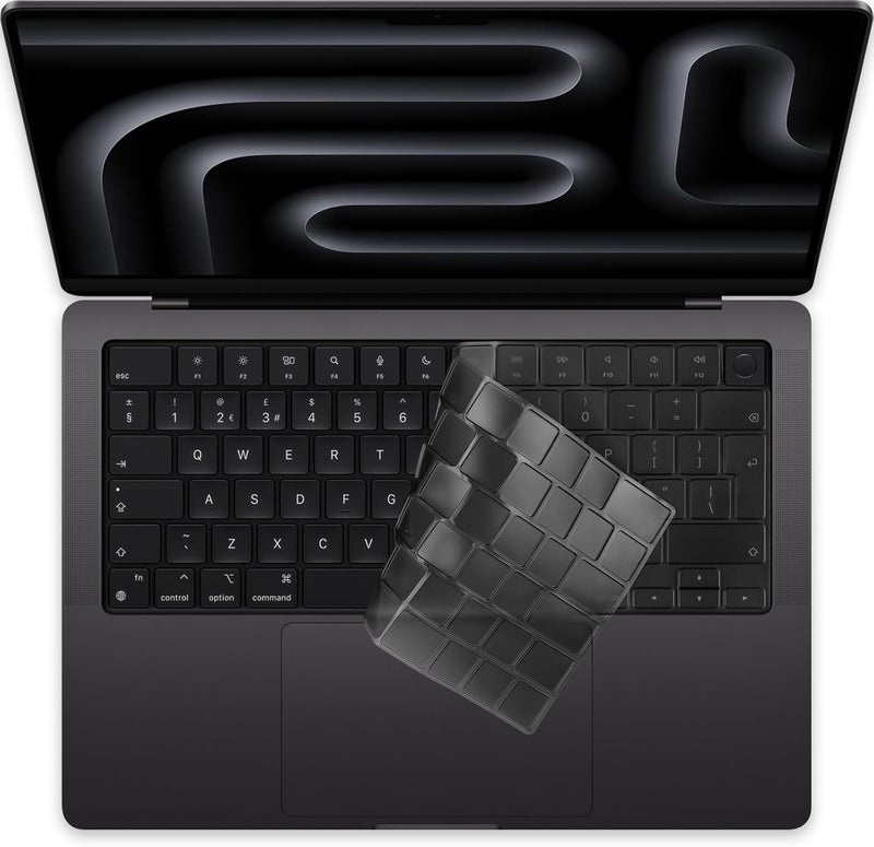 MasiBloom غطاء لوحة مفاتيح لأجهزة MacBook Air وPro/Max لعام 2024-2021 بمعالج M3 M2 M1 مقاس 15.3 و13.6 و14.2 و16.2 بوصة A3114 A3113 A2941 A2681 A2992 A2991 A2918 A2779 A2780 A2442 A2485 ملحقات حماية - Image 1