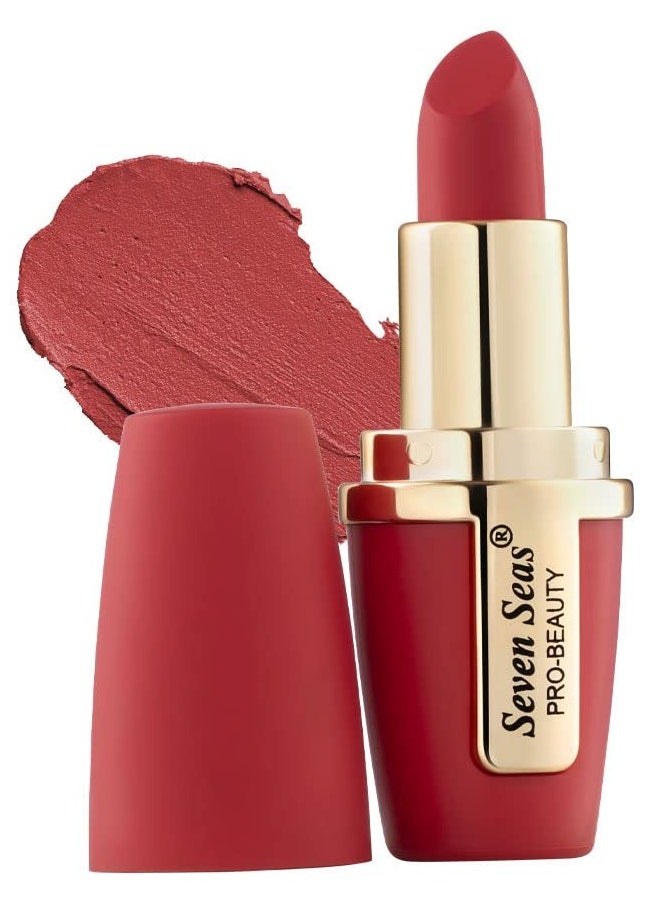Seven Seas Seven Seas Lip Comfort Velvet Finish Matte Lipstick Long Lasting Smooth Application fsun proTransferproof and Smudge Proof  Highly Pigemented Lipstick for Women  Chestnut Rose  - Image 1