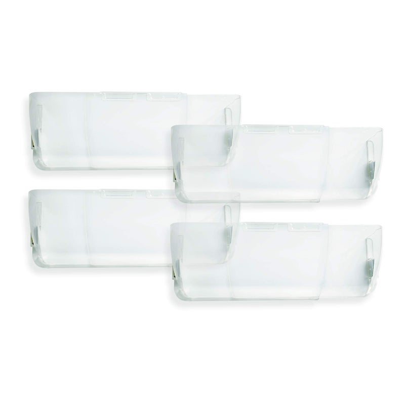 FILTERWOW FILTERWOW Unbreakable Clear Plastic Heat and Air Vent DeflectorMagnetic and Adjustable 1014 Inches for Use On Floor Vents Sidewalls and Ceiling Registers 4 Pack 