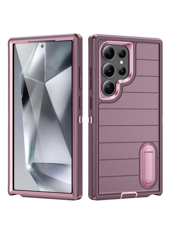 S-TOP Case For Samsung Galaxy S24 Ultra 5G Defender Gen2 Rugged PC + Silicone Phone Case with Holder - Image 1