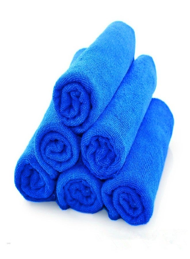 MYLSMPLE 12 Pack Microfiber Cleaning Cloths Streak Free Kitchen Dish Towels Cloths Kitchen Towels Cloths Rags Washcloths 12Inchx12Inch (Navy) - Image 3