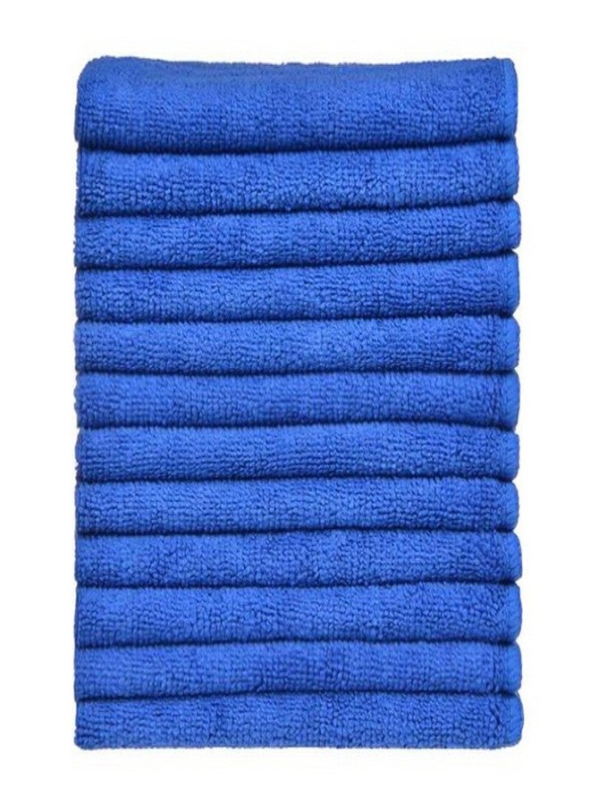 MYLSMPLE 12 Pack Microfiber Cleaning Cloths Streak Free Kitchen Dish Towels Cloths Kitchen Towels Cloths Rags Washcloths 12Inchx12Inch (Navy) - Image 1