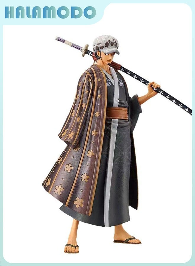 HALAMODO One Piece The Man of the Grand Line, Wano Country Law Figure Model, Doll Decoration, Trendy Toy 18 cm - Image 3