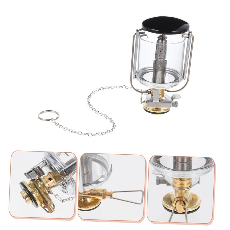 Compact 3 Piece Outdoor Gas Lantern Set for Camping Hiking Fishing and Emergency Use - Image 5