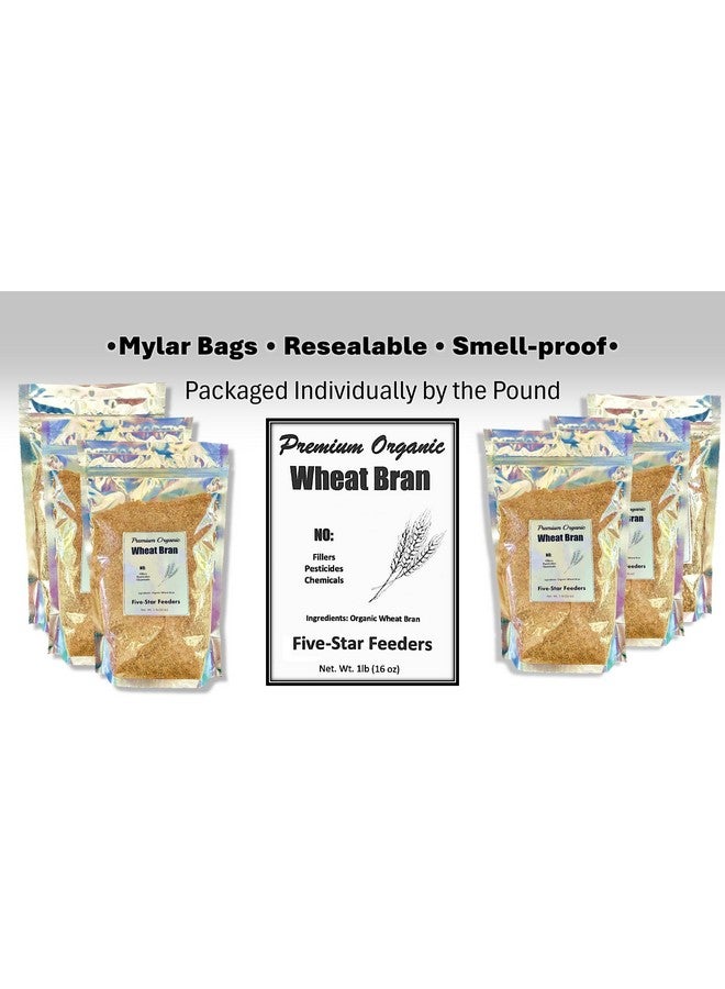 3 lb. Wheat Bran Bedding/Gutload for Mealworms and Superworms by Five-Star Feeders, 48 Ounces - Image 3