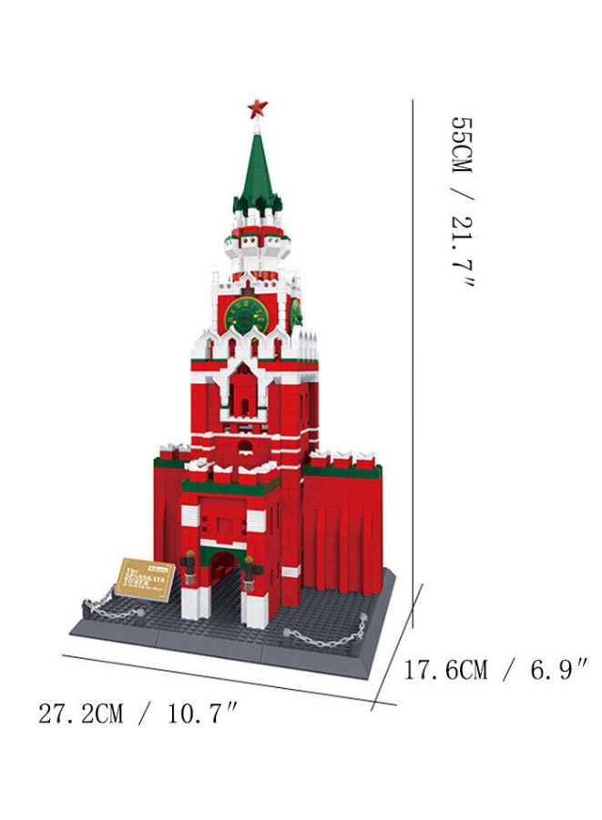 Famous Russia Kremlin Building Blocks 1044pcs Bricks DIY Assemble Construction Toys for Children Birthday Gifts - Image 4