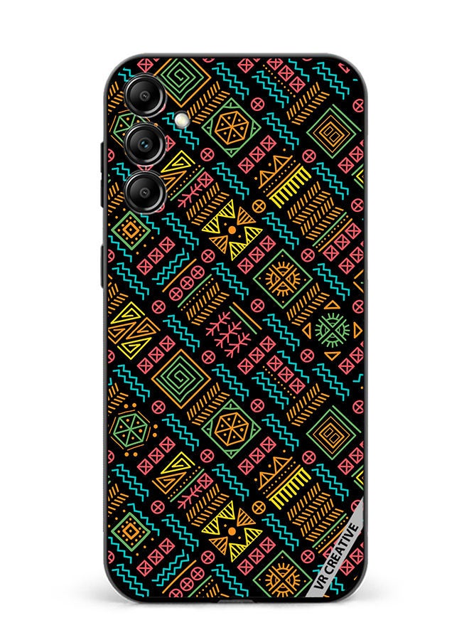 VR CREATIVE Protective Case Cover For Samsung Galaxy M14 Mayan Patchwork Design Multicolour - Image 1