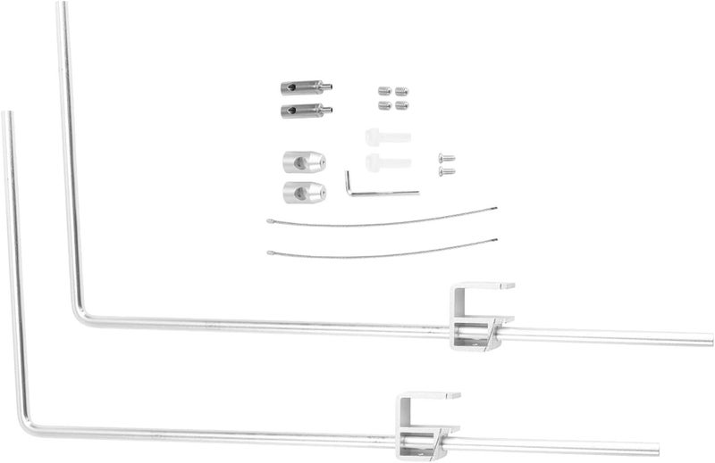 klarako 1set Fish Tank Light Hanger Light Hanging Bracket Aquarium Light Holder Bracket Pendant Light Fixtures Fish Tank Accessories Lamp Aluminum Alloy Fish Tank Lights Adjustable Shelf - Image 4