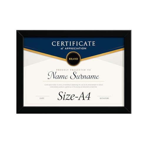 Stuthi Arts Wall Wood Photo Frames (Black) - Image 1