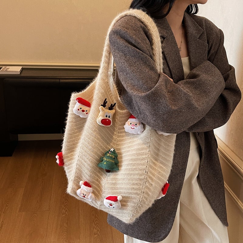 2025 Christmas Large Capacity Shoulder Bag for Women - Image 1
