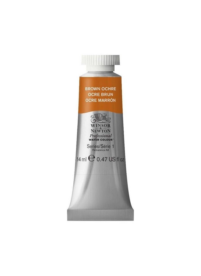 WINSOR & NEWTON Professional Water Colour 14 Ml - Brown Ochre (059) - Finely Pigmented, Vibrant, Vivid & Intermixable Artists' Water Colour Paints - More Colours Available  - Image 1