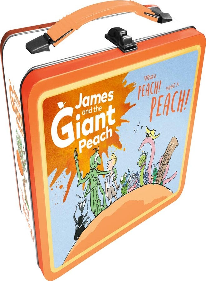 AQUARIUS Dahl- James Fun Box - Sturdy Tin Storage Box with Plastic Handle & Embossed Front Cover - Officially Licensed Roald Dahl Merchandise & Collectible Gift for Kids, Teens & Adults - Image 1