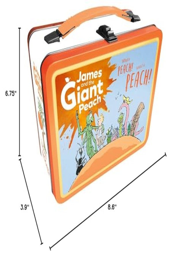 AQUARIUS Dahl- James Fun Box - Sturdy Tin Storage Box with Plastic Handle & Embossed Front Cover - Officially Licensed Roald Dahl Merchandise & Collectible Gift for Kids, Teens & Adults - Image 2