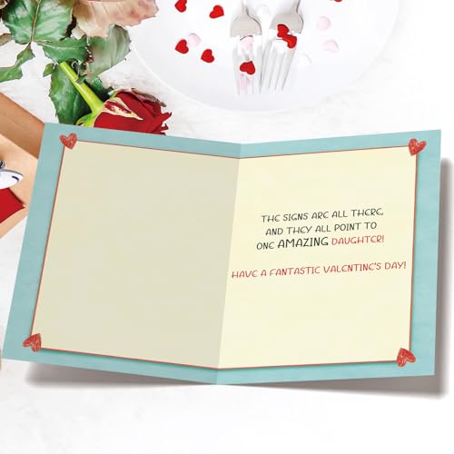 Mcduldul Valentines Cards for Daughter | Funny Daughter Valentines Cards Gifts from Dad Mom Parent with Printed Message Inside - Image 2