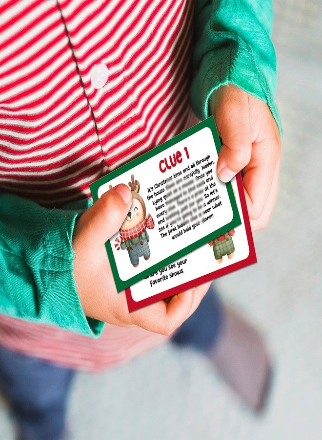 Levitatinyear Christmas Treasure Hunt Clues - Xmas Scavenger Hunt Clues - Outdoor Indoor New Year Riddles - Christmas Party Games for Kids Adults - New Year Party Activities & Decorations (13 Pack)-01 - Image 5