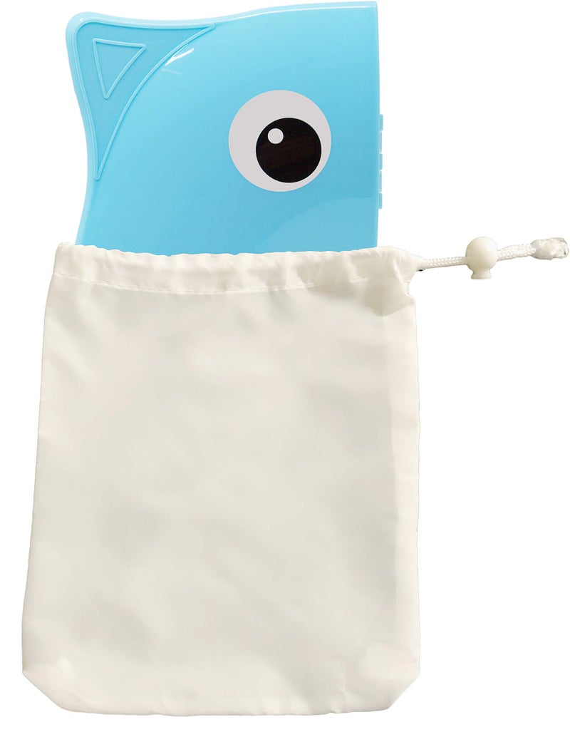Pokanic Toilet Potty Training Seat Cover  Travel Toilet Seat  Folding Non Slip Silicone Pads  Travel Portable Reusable Kids Toddlers Boys Girls  Carry Bag (Blue) - Image 2