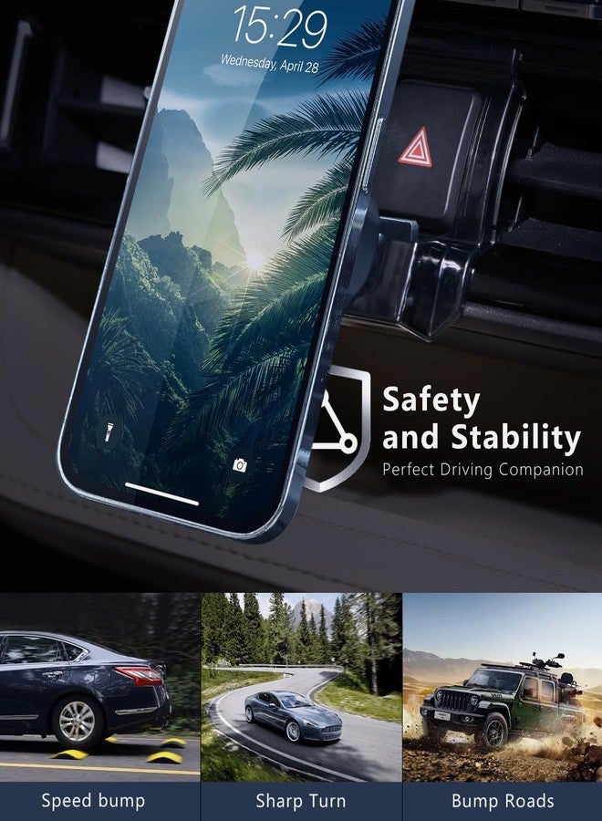 Zchan Phone Holder for Toyota Highlander 2020-2025,Car Phone Mount for Highlander 2020-2025 (NOT for Grand Highlander),Strong Magnetic Custom Fit for iPhone Mag Safe Case,Android Phones - Image 4