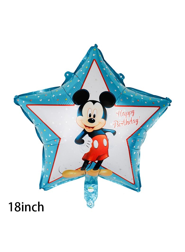 DecoLoral DECOR ME Mickey Mouse 1st Birthday Party Decoration Blue Color , No1 Mickey  Mouse Theme, Birthday Party Supplies , Party supplies kit 13pcs - Image 3