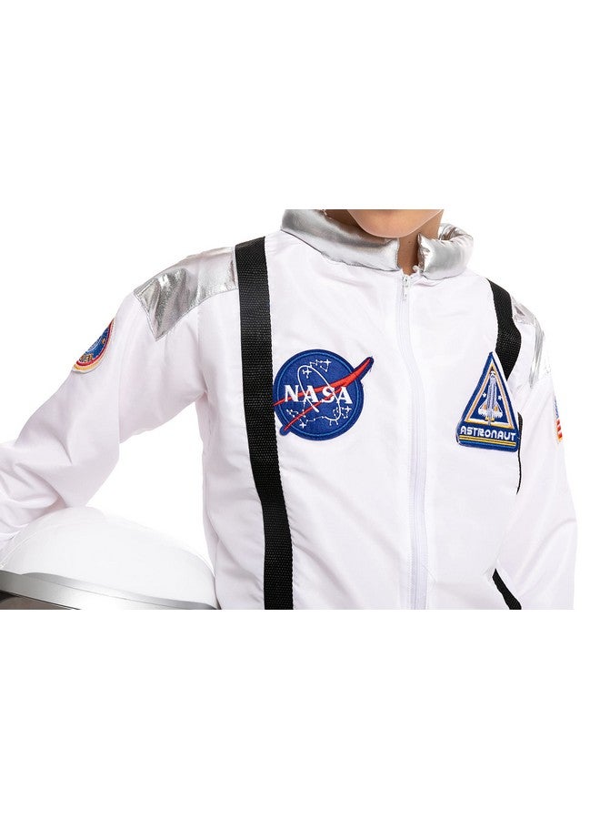 Spooktacular Creations Halloween Astronaut Costume For Kids, Unisex White Astronaut Costume With Astronaut Helmet, Toddler Pilot Jumpsuit For Kids Dress-Up, Cosplay Party (3T (3-4 Yrs)) - Image 5