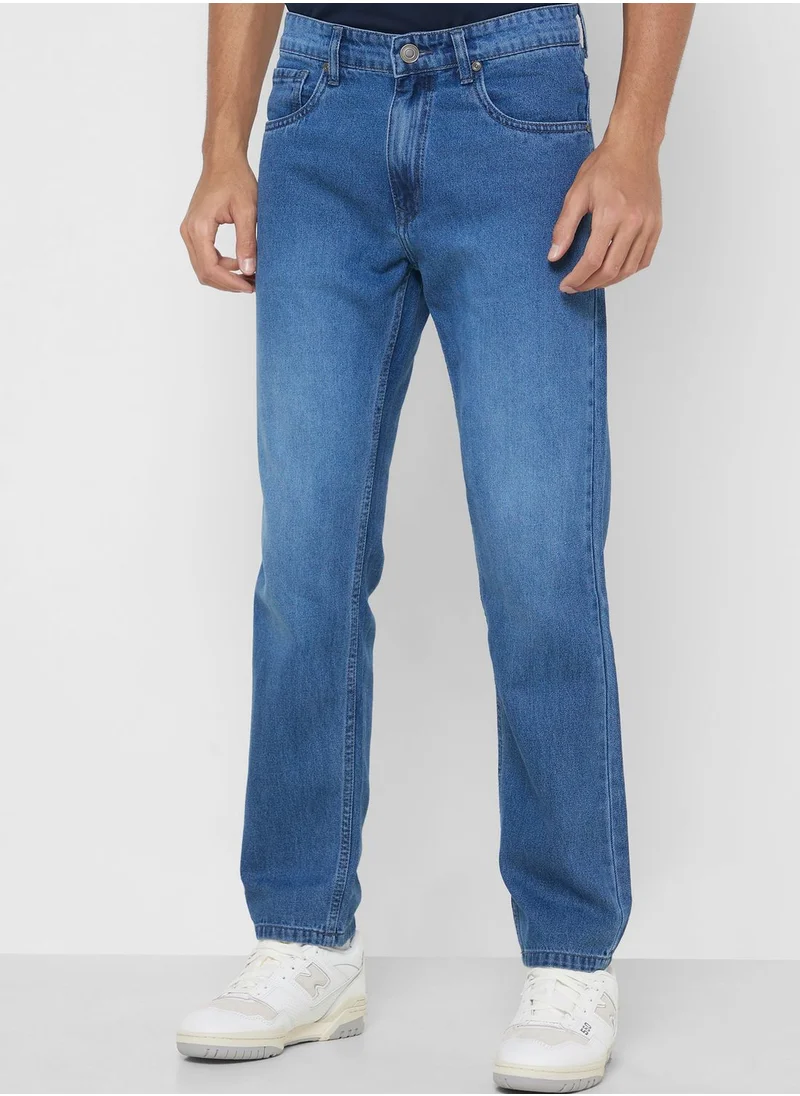 Seventy Five Mens Basic Baggy Jeans