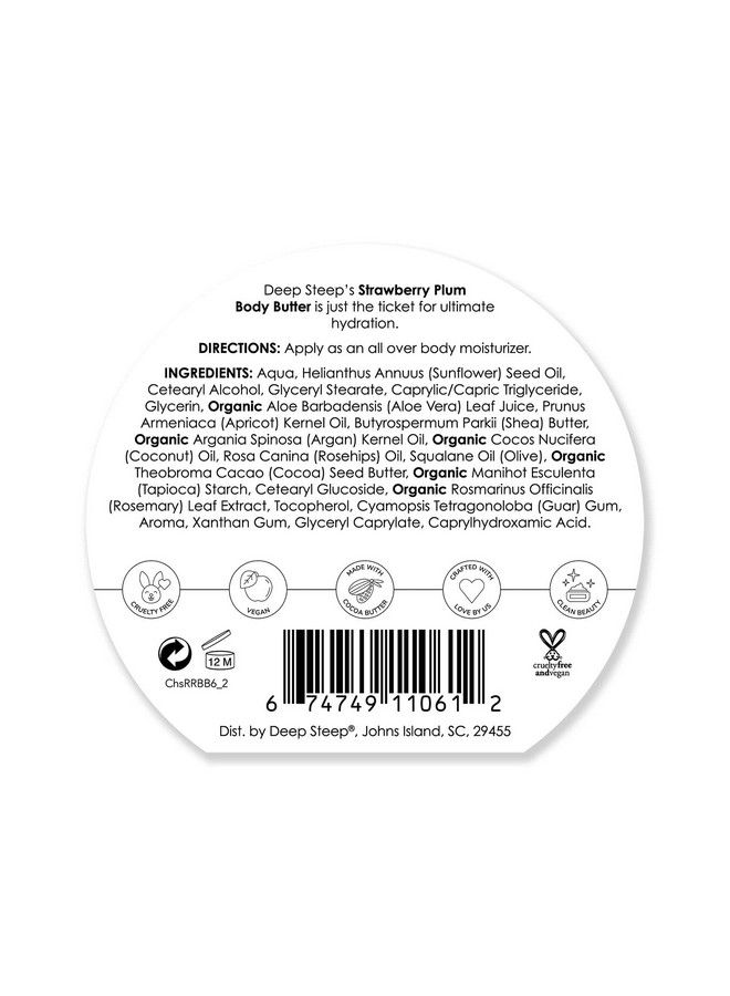 Deep Steep Body Butter (Strawberry Plum 6Oz) - Image 4