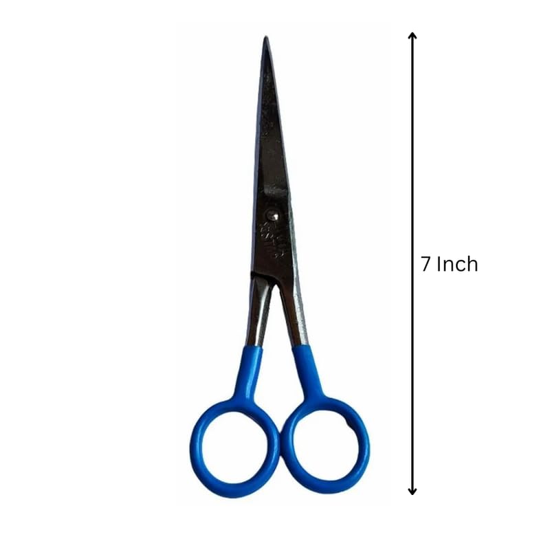 Anju Scissors Enterprise 7 Inch Black Scissors All Purpose ComfortGrip Handles Sharp Scissors for Home Kitchen Office Pack of 16  - Image 2