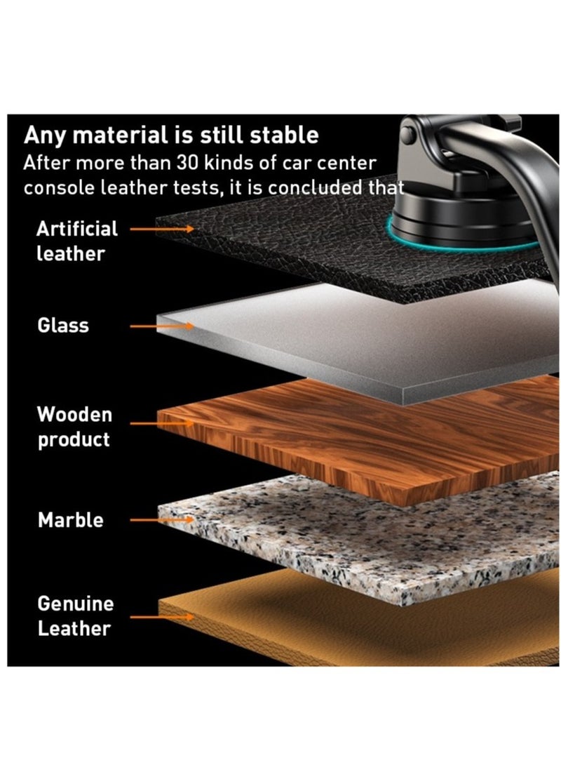 Yesido C172 Suction Cup Type Bending Arm Car Phone Holder (Black) - Image 5