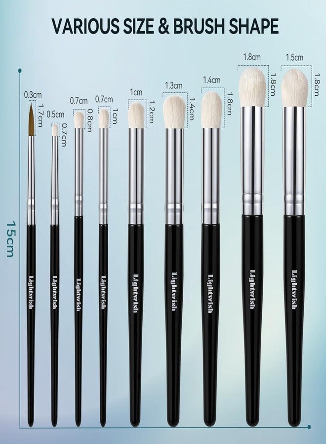 Lightwish Dry Brush Miniature Painting 9Pcs, Dry Brush Set Miniature Paint Brushes for Models Miniature Painting Watercolor Acrylic Oil Paint Gouache DIY Craft - Image 3