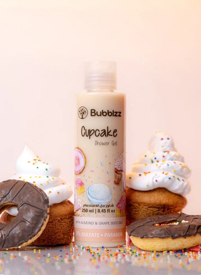 Bubblzz shower gel cupcake 250ml - Image 2