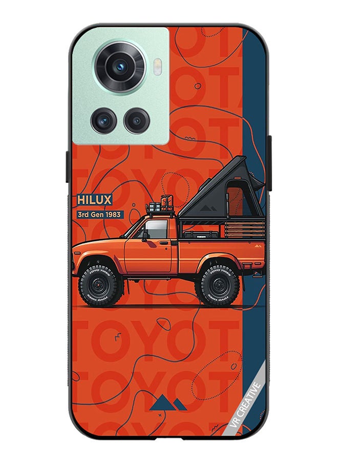 VR CREATIVE Protective Case Cover For OnePlus 10R Hilux 3Rd Generation 1983 Truck Design Design Multicolour - Image 1