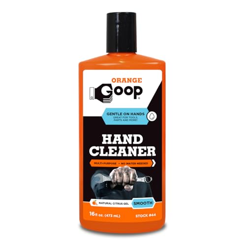 GOOP Orange Liquid Multi-Purpose Waterless Hand Cleaner - 16 oz Flip-Top Bottle - Image 1