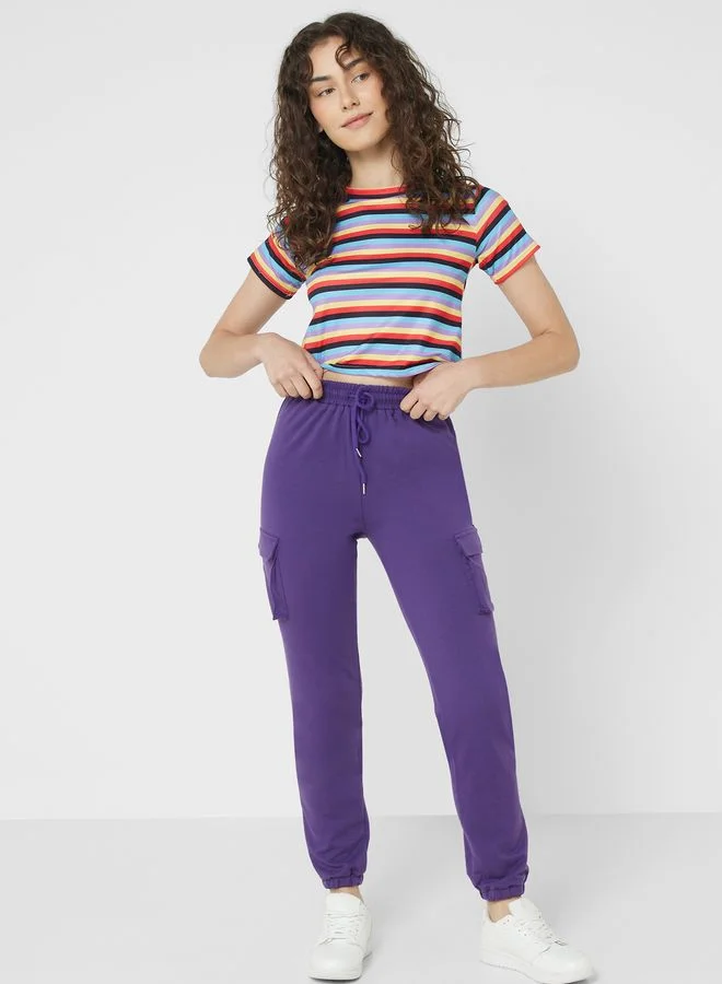 Ginger Basics Drawstring Cargo Pants