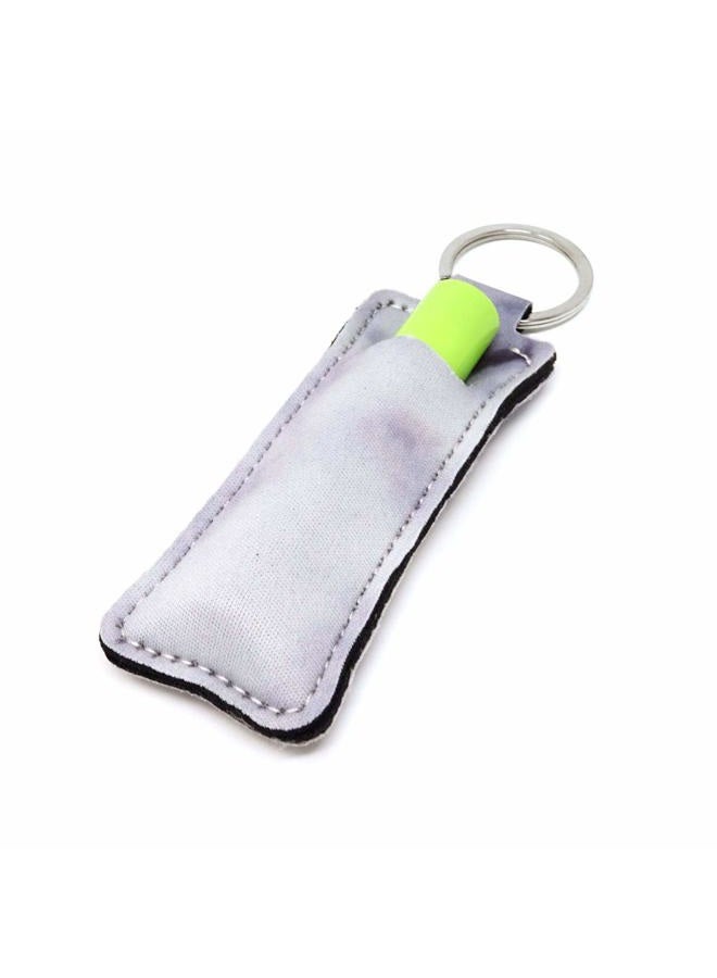 HONBAY 5PCS Marble Chapsticks Holder Pouch Cute Design Lip Balm Holders Lipstick Holder for Travel (5 Color) - Image 4