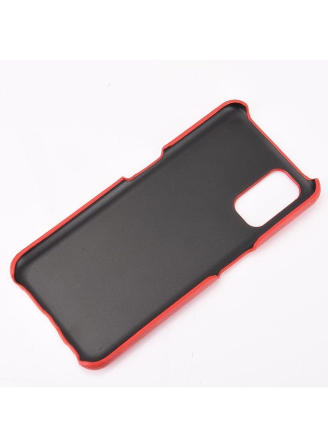 HuHa Case Cover For OPPO Realme V5 5G Shockproof Litchi Texture PC + PU Case(Red) - Image 5