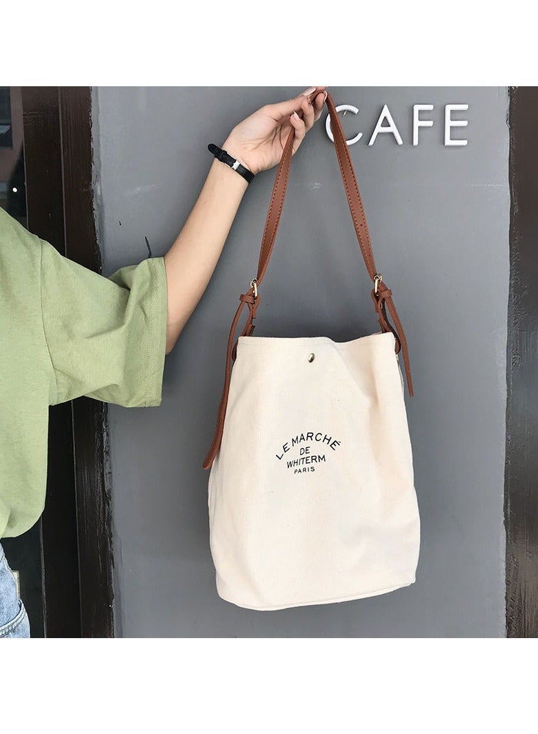 Handbag Canvas Tote Bag Womens Big Capacity Casual Shoulder Crossbody Bag Ladies Large Cotton Tote Handbag for Travel and Daily Use - Image 5