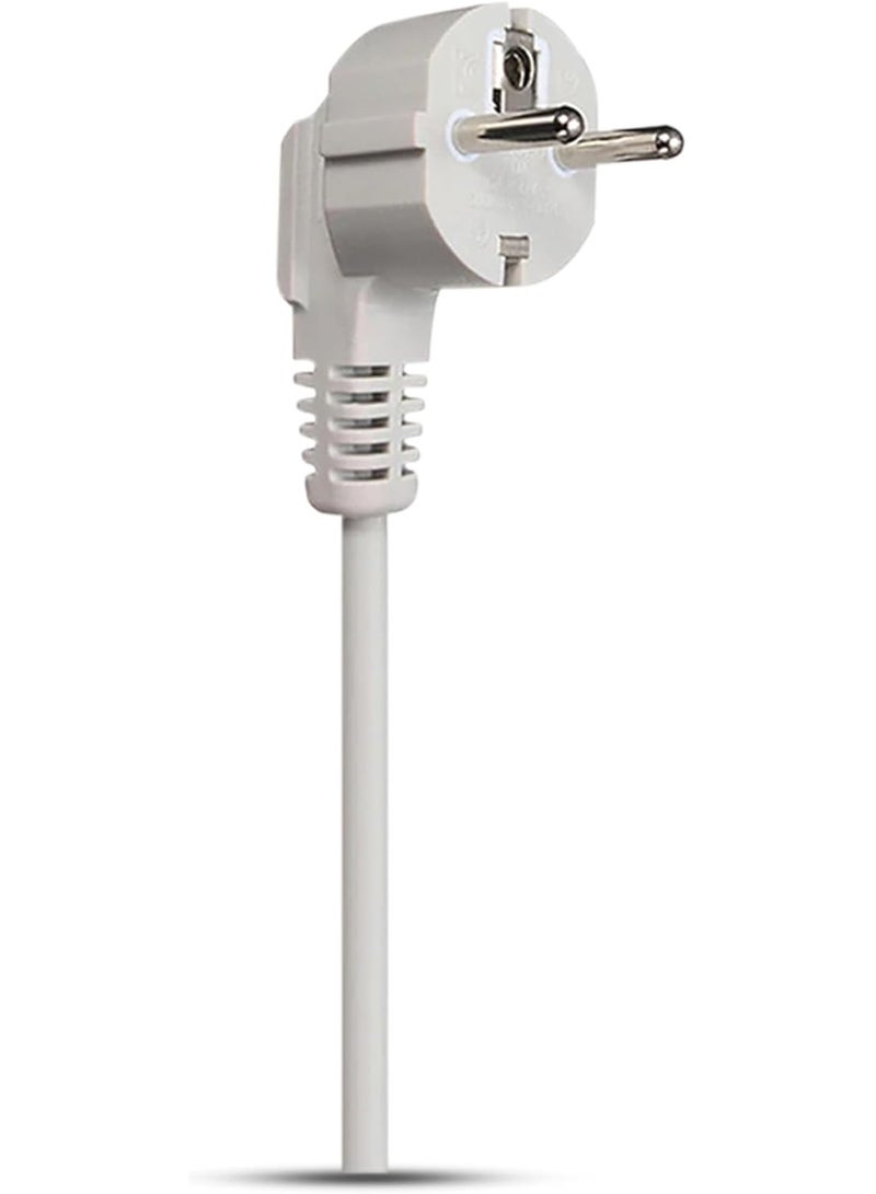 جي باور شريط طاقة للحماية من الحمل الزائد G-Power GP310 يحتوي على مقبس ذكي عالمي وأربعة منافذ USB مع سلك PVC بطول 2 متر 240 فولت كحد أقصى - أبيض - Image 5