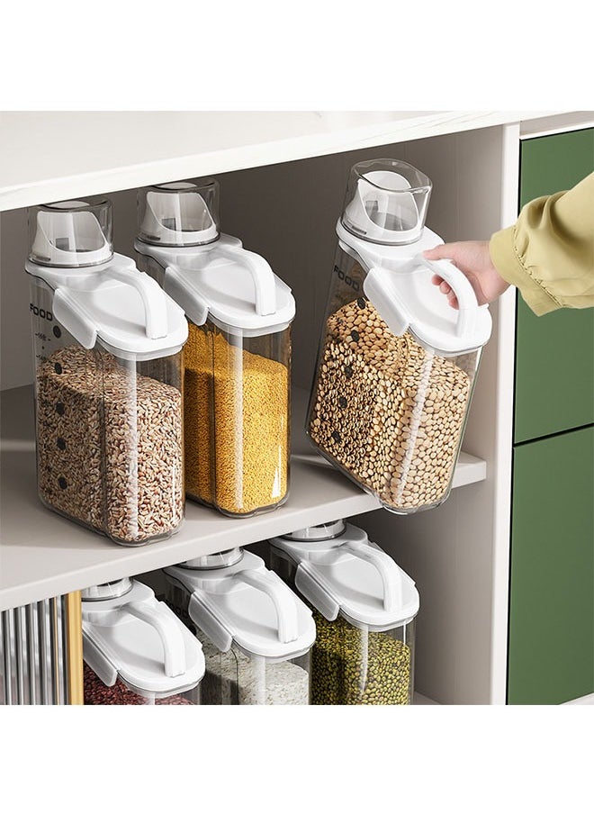 ZCM-HAPPY Rice and Grain Food Storage Plastic Container with Measuring Cup Storage Millet Bucket  - Image 4