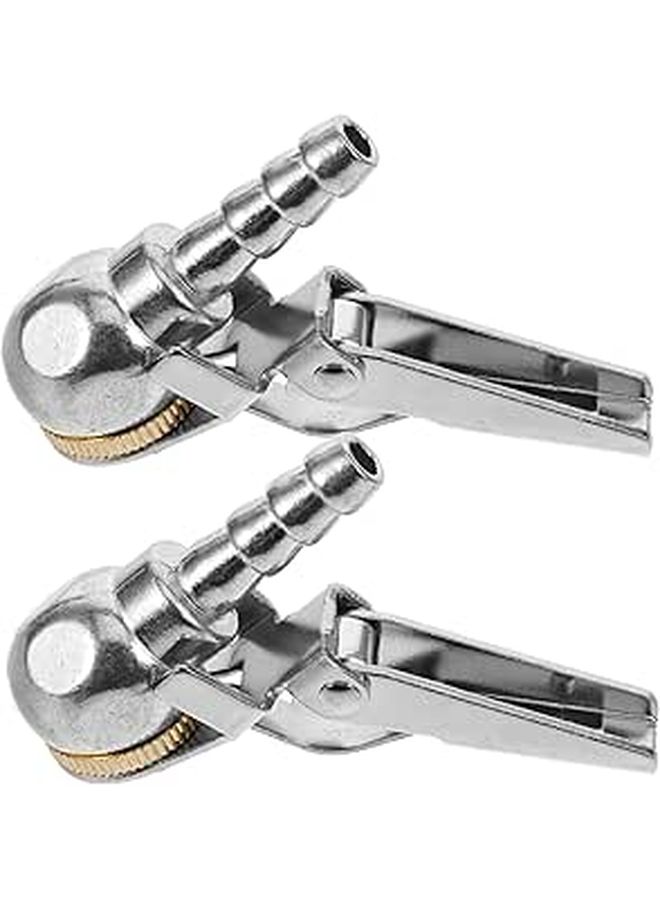 2Pcs Locking Air Chuck For Tire Inflators Hose Tool Automotive Fast Inflation For Cars Trucks With 1 4 Inch Npt Thread - Image 1