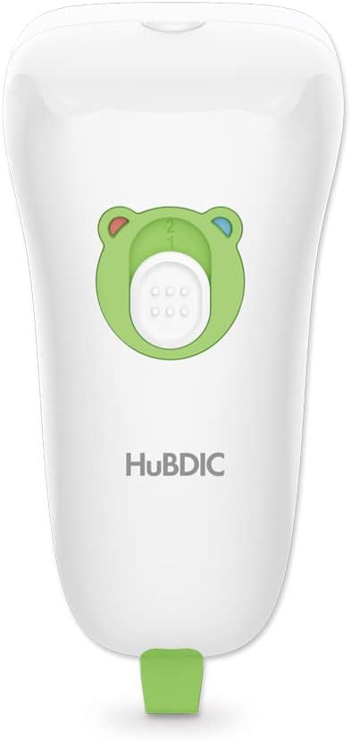 Hubdic HubiBaby Baby Nail Trimmer Electric Nail File Baby Nail Clippers Safe 2 Speed Trimmer with Skin Guard Rechargeable and Portable Safe for Newborn Infant Toddler and Adults White - Image 2