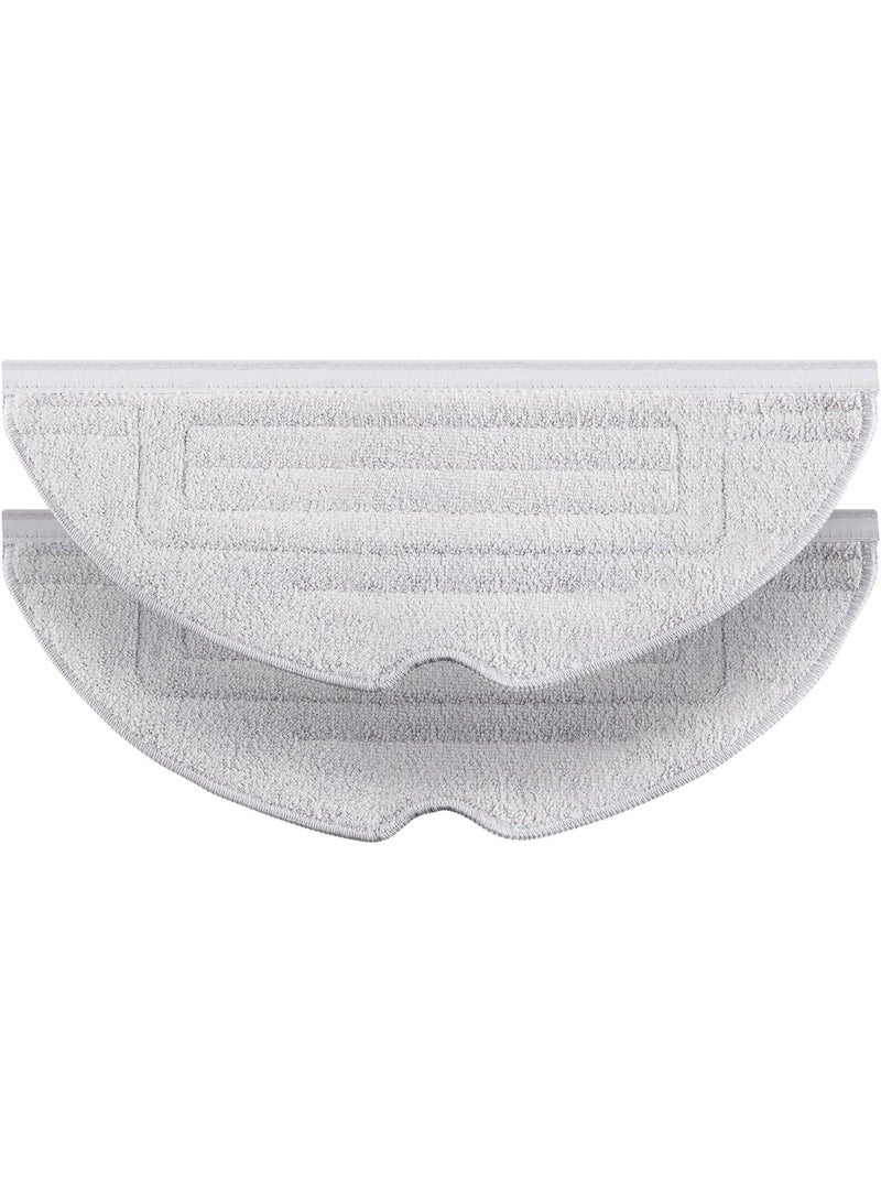 2 جهاز كمبيوتر شخصي مسح القماش لوسادة  S8 / S8 + / S7 MaxV سلسلة الروبوت الفراغ - Microfiber VibraRise مسح الوسادة استبدال الملحقات (رمادي فاتح) - Image 1