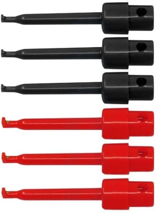 Brand Name 10PCS Mini SMD IC Test Hook Clips Red Black Copper Probes ABS Case - Image 3