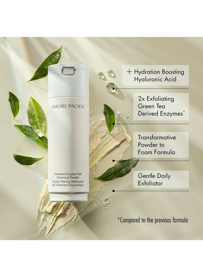 امور باسيفيك مسحوق تنظيف وتقشير إنزيمي من أموريباسيفيك | مقشر يومي لطيف كوري مع حمض الهيالورونيك وإنزيمات الشاي الأخضر، 1.9 أونصة - Image 4